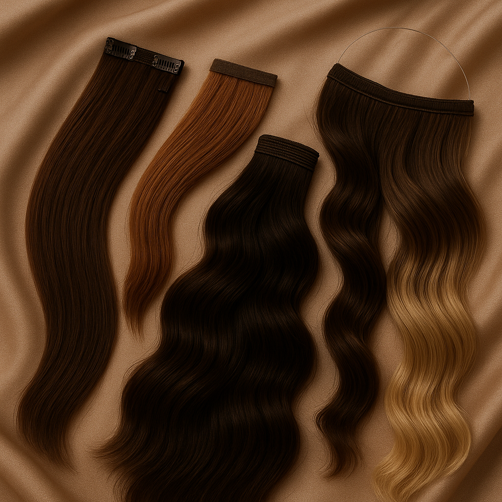 How to Choose the Right Hair Extensions: Clip-Ins, Tape-Ins, Wefts, or Halo?