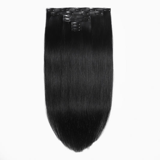 Dark Seamless Clip-in Hair