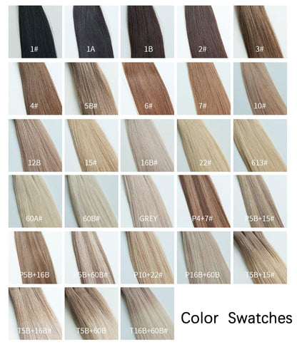 Tape-In Extensions – Light Shades (Luxury)