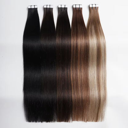 Tape-In Extensions – Dark Shades (Luxury)