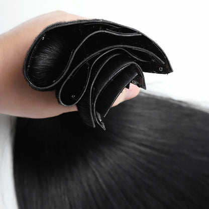 Dark Seamless Clip-in Hair
