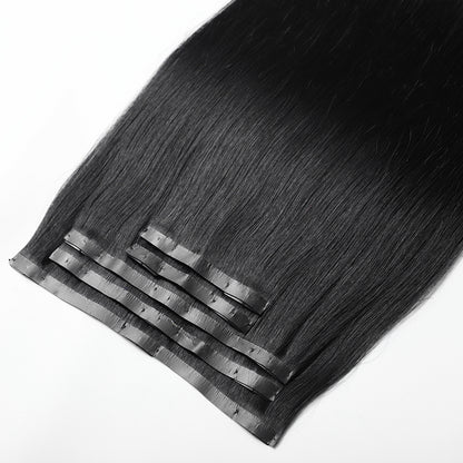 Dark Seamless Clip-in Hair