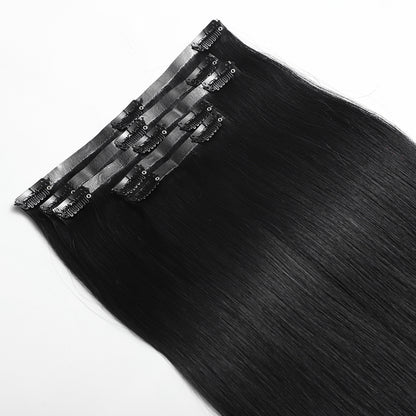 Dark Seamless Clip-in Hair