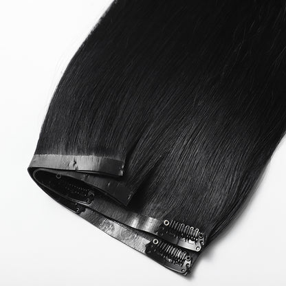Dark Seamless Clip-in Hair