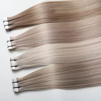 Tape-In Extensions – Light Shades (Luxury)