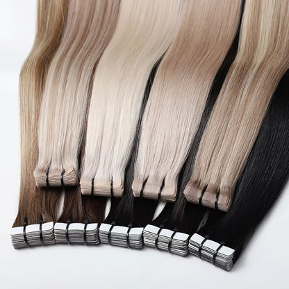 Tape-In Extensions – Light Shades (Luxury)